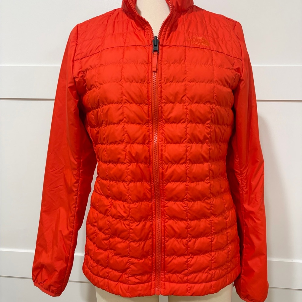 The North Face Women's Vibrant Red Puffer Jacket